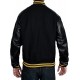 Men's Cyborg Justice League Letterman Varsity Jacket Men's Cyborg Justice League Letterman Varsity Jacket