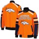 Men's Denver Broncos G-III Sports by Carl Banks Orange Power Jacket Men's Denver Broncos G-III Sports by Carl Banks Orange Power Jacket
