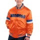 Men's Denver Broncos Starter Orange Gridiron Classics Satin Varsity Jacket Men's Denver Broncos Starter Orange Gridiron Classics Satin Varsity Jacket