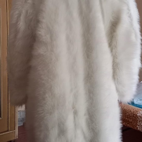 Mens Fur Men Coat Winter Outwear Long Overcoat