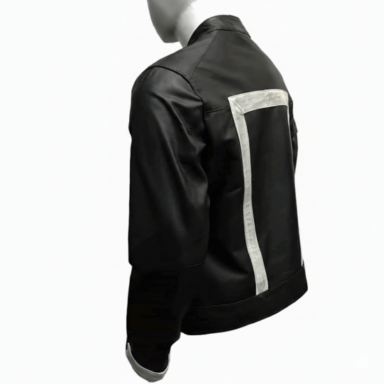 Men's Ghost Rider Marvel Agent Of Shield Black Leather Jacket