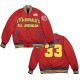 Men's McDONALD'S All American 33 Bryant Red Baseball Satin Jacket Men's McDONALD'S All American 33 Bryant Red Baseball Satin Jacket