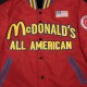 Men's McDONALD'S All American 33 Bryant Red Baseball Satin Jacket Men's McDONALD'S All American 33 Bryant Red Baseball Satin Jacket