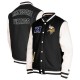 Men's Minnesota Vikings New Era Black Third Down Varsity Full-Snap Jacket Men's Minnesota Vikings New Era Black Third Down Varsity Full-Snap Jacket