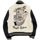 Men's Night Rider White and Black Jacket Mens Night Rider White and Black Jacket