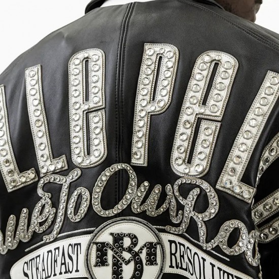 Men's Pelle Pelle True To Our Roots Leather Jacket Men's Pelle Pelle True To Our Roots Leather Jacket