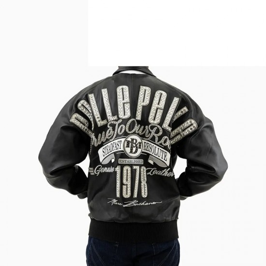 Men's Pelle Pelle True To Our Roots Leather Jacket Men's Pelle Pelle True To Our Roots Leather Jacket