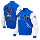 Men's Pro Standard Royal Hampton Pirates Classic Varsity Jacket Mens Pro Standard Royal Hampton Pirates Classic Varsity Jacket