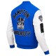 Men's Pro Standard Royal Hampton Pirates Classic Varsity Jacket Mens Pro Standard Royal Hampton Pirates Classic Varsity Jacket