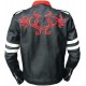 Men's Prototype Alex Mercer Dragon Black Costume Bomber Leather Jacket Men's Prototype Alex Mercer Dragon Black Costume Bomber Leather Jacket