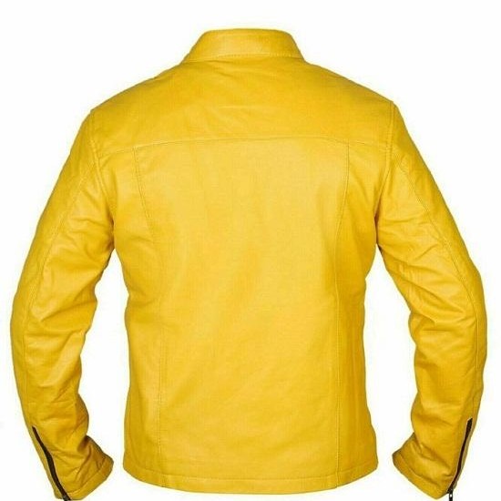 Gulf Racing Style Biker Leather Jacket Gulf Racing Style Biker Leather Jacket
