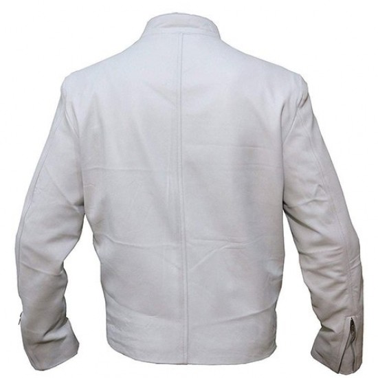 Gulf Racing Style Biker Leather Jacket Gulf Racing Style Biker Leather Jacket