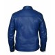 Gulf Racing Style Biker Leather Jacket Gulf Racing Style Biker Leather Jacket