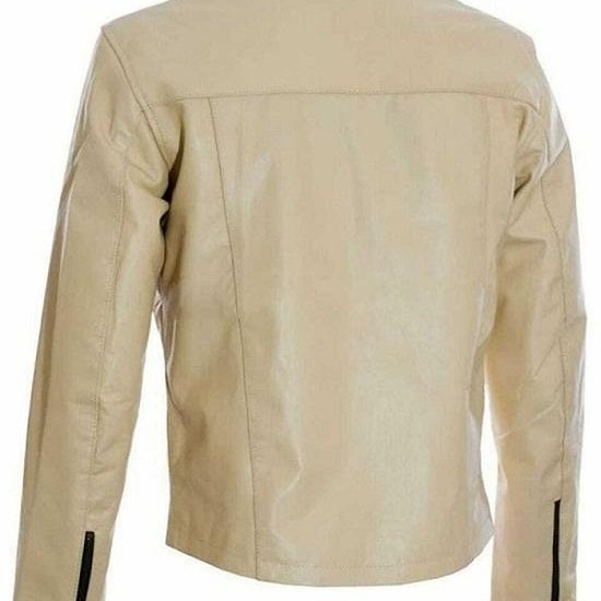 Gulf Racing Style Biker Leather Jacket Gulf Racing Style Biker Leather Jacket