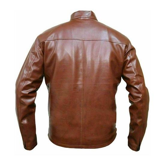 Gulf Racing Style Biker Leather Jacket Gulf Racing Style Biker Leather Jacket