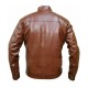 Men's Steve McQueen Le Mans Gulf Racing Brown Leather Jacket Men's Steve McQueen Le Mans Gulf Racing Brown Leather Jacket
