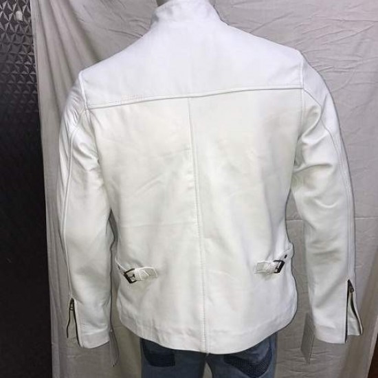 Men's Steve Mcqueen le Mans Gulf Racing Leather Jacket Men's Steve Mcqueen le Mans Gulf Racing Leather Jacket