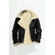 Men's Stylish B3 Bomber Full Fur Removable Hood Cow Leather Jacket Men's Stylish B3 Bomber Full Fur Removable Hood Cow Leather Jacket