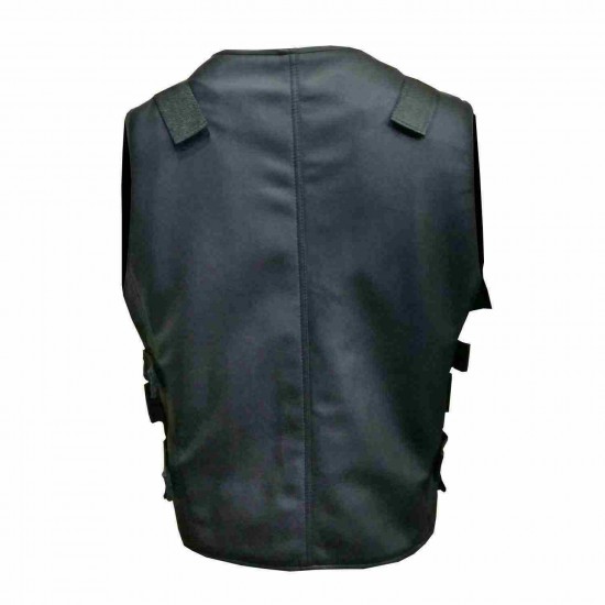 Jon Bernthal S2 The Punisher Vest Motorcycle Leather Vest Jon Bernthal S2 The Punisher Vest Motorcycle Leather Vest