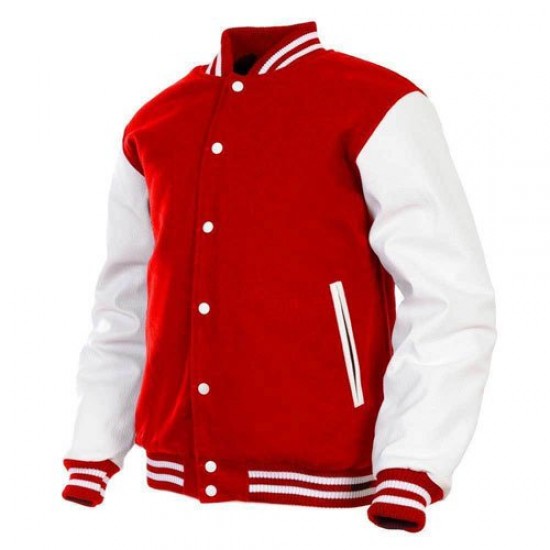 Men's Varsity Jacket Genuine Leather Arms Wool Baseball Stylish Letterman Jacket Men's Varsity Jacket Genuine Leather Arms Wool Baseball Stylish Letterman Jacket