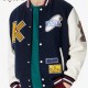 Men's Varsity Kenzo College Jacket with Patches Men's Varsity Kenzo College Jacket with Patches