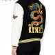 Men's Varsity Kenzo College Jacket with Patches Men's Varsity Kenzo College Jacket with Patches