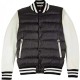 Mens Varsity Moncler Puffer Bomber Jacket