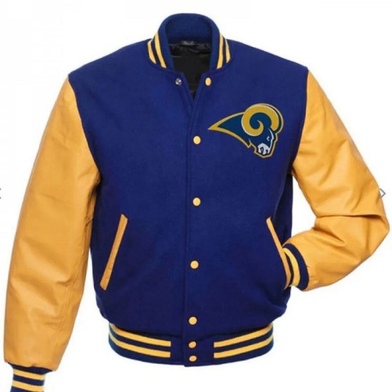 Men's Varsity Rams Los Angeles Jacket Mens Varsity Rams Los Angeles Jacket