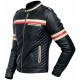 Men's Vintage Biker Cafe Racer Motorcycle Retro Black Leather Biker Jacket Mens Vintage Biker Cafe Racer Motorcycle Retro Black Leather Biker Jacket