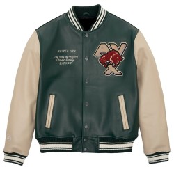 Mens Avirex Bisons Varsity Biker Jacket