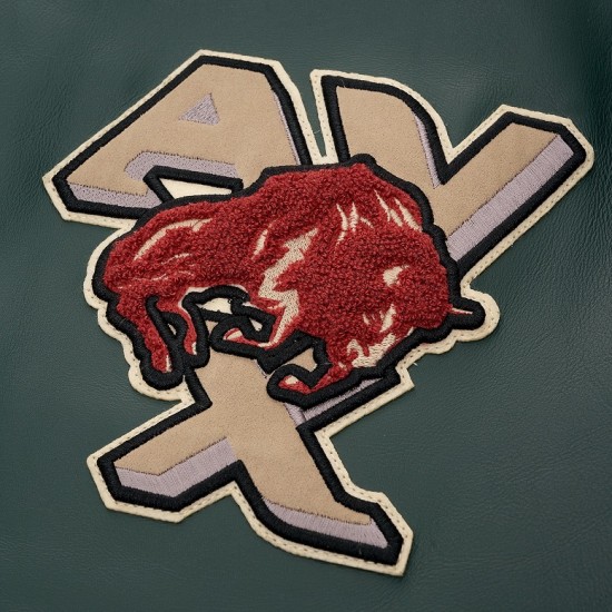 Mens Avirex Bisons Varsity Biker Jacket