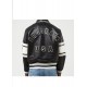 Mens Avirex Black Brooklyn USA Leather Jacket Mens Avirex Black Brooklyn USA Leather Jacket