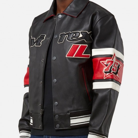 Mens Avirex Chicago Black Leather Jacket Mens Avirex Chicago Black Leather Jacket