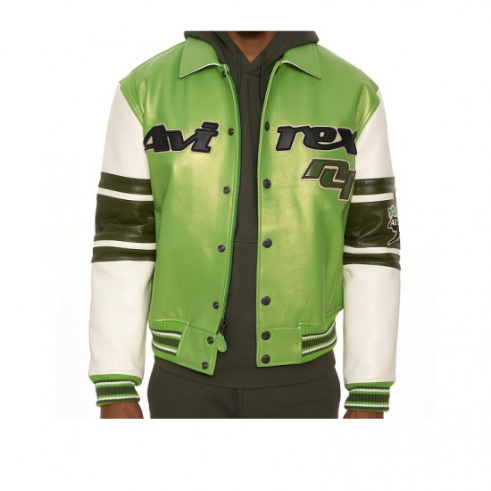 Mens Avirex Stars and Stripes Green Jacket Mens Avirex Stars and Stripes Green Jacket