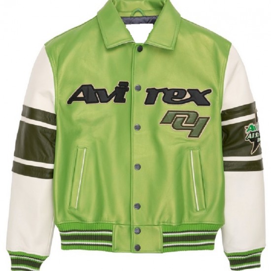 Mens Avirex Stars and Stripes Green Jacket Mens Avirex Stars and Stripes Green Jacket