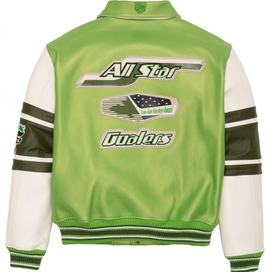 Mens Avirex Stars and Stripes Green Jacket Mens Avirex Stars and Stripes Green Jacket