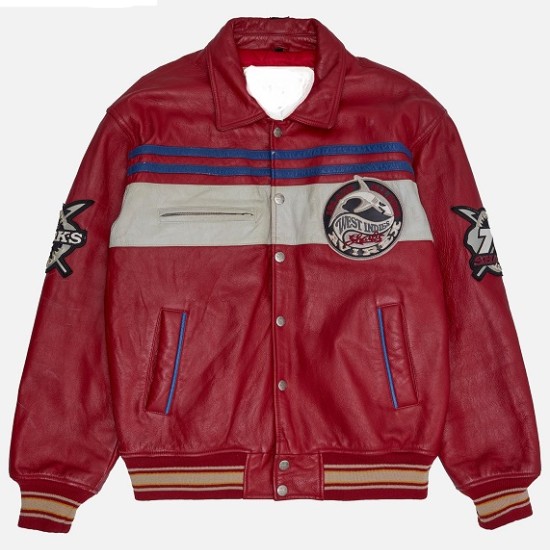Mens Avirex Vintage West Indies Sharks Jacket