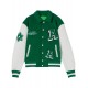 Mens Axel Arigato Green Biker Varsity Jacket Mens Axel Arigato Green Biker Varsity Jacket