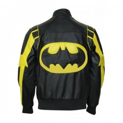 Mens Batman Arkham Knight Leather Jacket Costume