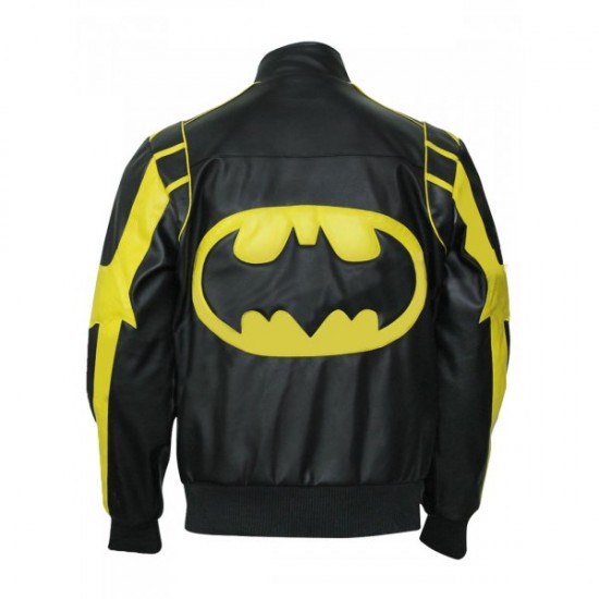 Mens Batman Arkham Knight Leather Jacket Costume Mens Batman Arkham Knight Leather Jacket Costume
