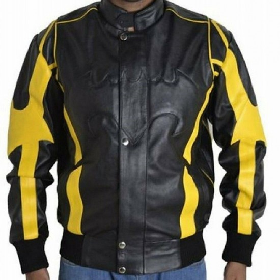 Mens Batman Arkham Knight Leather Jacket Costume Mens Batman Arkham Knight Leather Jacket Costume