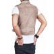 Mens Belted Asymmetrical Zipper Leather Vest Mens Belted Asymmetrical Zipper Leather Vest