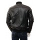 Mens Black And Dark Brown Classic Elegant Real Leather Bomber Jacket Mens Black And Dark Brown Classic Elegant Real Leather Bomber Jacket