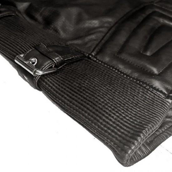 Mens Black Moto Biker Genuine Leather Vest Mens Black Moto Biker Genuine Leather Vest