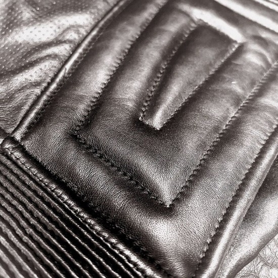 Mens Black Moto Biker Genuine Leather Vest Mens Black Moto Biker Genuine Leather Vest