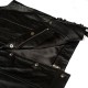 Mens Black Side Laces Motorcycle Leather Vest Mens Black Side Laces Motorcycle Leather Vest