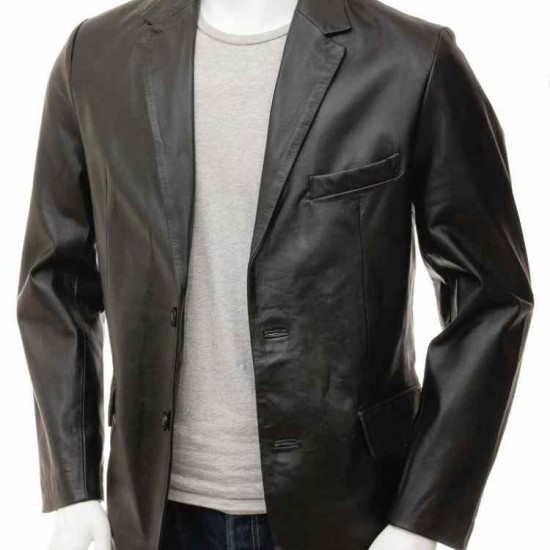 Men’s Ultimate Crossover Real Leather Blazer Jacket Men’s Ultimate Crossover Real Leather Blazer Jacket