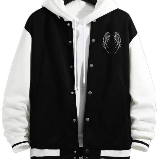 Mens Bone Dragon Varsity Jacket