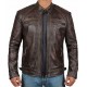 Mens Brown Genuine Lambskin Motorcycle Leather Jacket Mens Brown Genuine Lambskin Motorcycle Leather Jacket