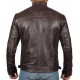 Mens Brown Genuine Lambskin Motorcycle Leather Jacket Mens Brown Genuine Lambskin Motorcycle Leather Jacket